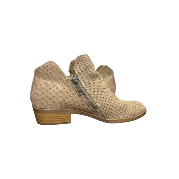 Universal Thread Side Zipper Booties Light Tan Size 6 - Picture 2 of 8